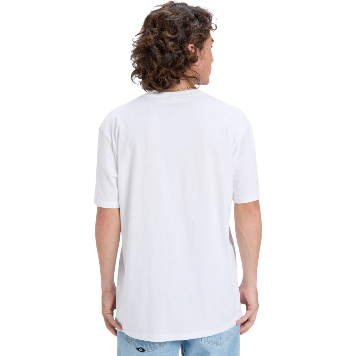 2026 Quiksilver Mens EV Mini Logo T-Shirt EQYZT08181 - White